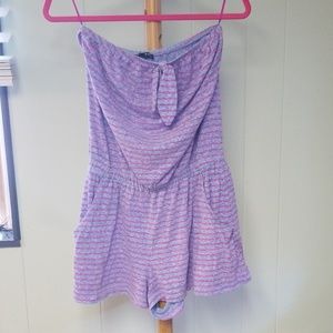 Pink n purple romper